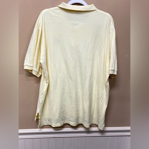 Polo Golf Ralph Lauren Yellow Shirt Plaid Crest Made in USA Size L - Picture 2 of 6